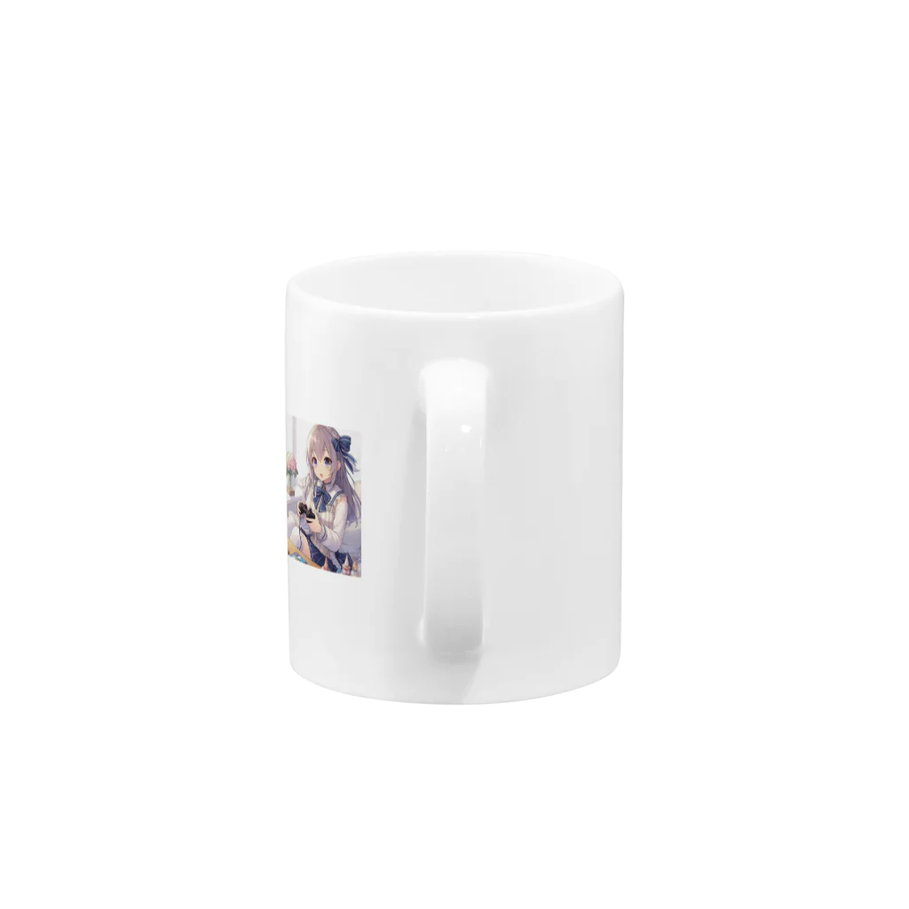 HKG Storeのゲーム女子 Mug :handle