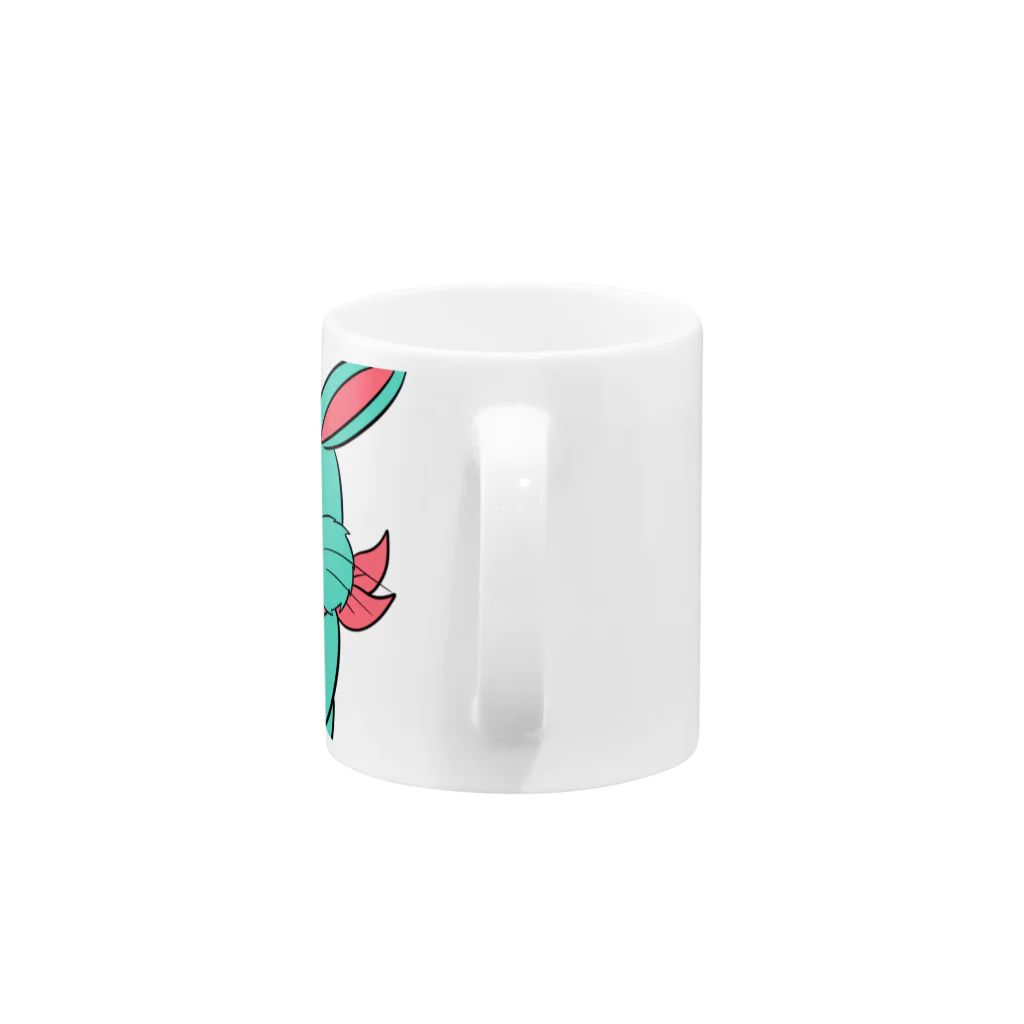 ななぴのキラキラうさぎちゃん Mug :handle