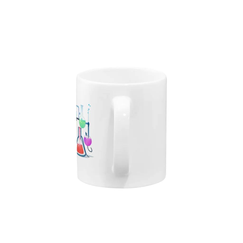 パキュラSHOPのカラフルなサイエンス Mug :handle