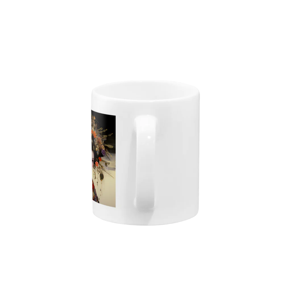 AQUAMETAVERSEの花魁　なでしこ1478 Mug :handle