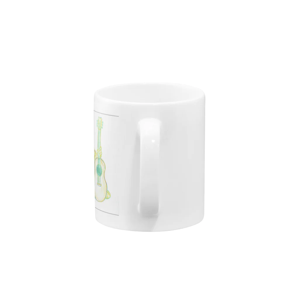 Daria tanakaのギター弥勒菩薩(ミーロック君) Mug :handle