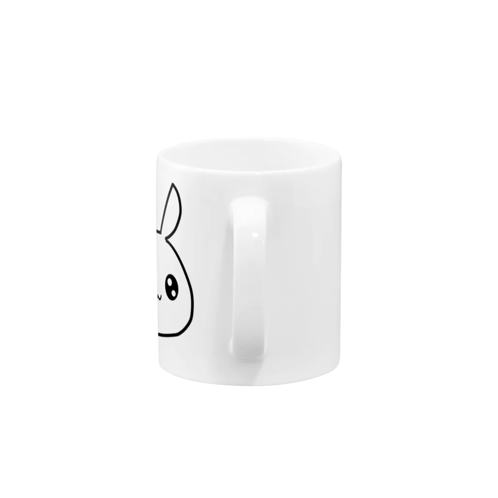 86IZMのラクガキ宇佐くん Mug :handle