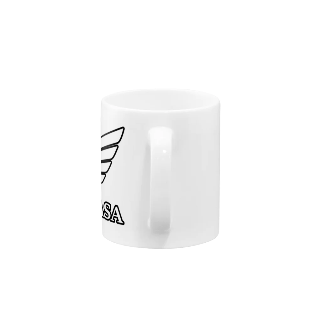 にゃんこ王子のにゃんこ王子 つばさ（白） Mug :handle