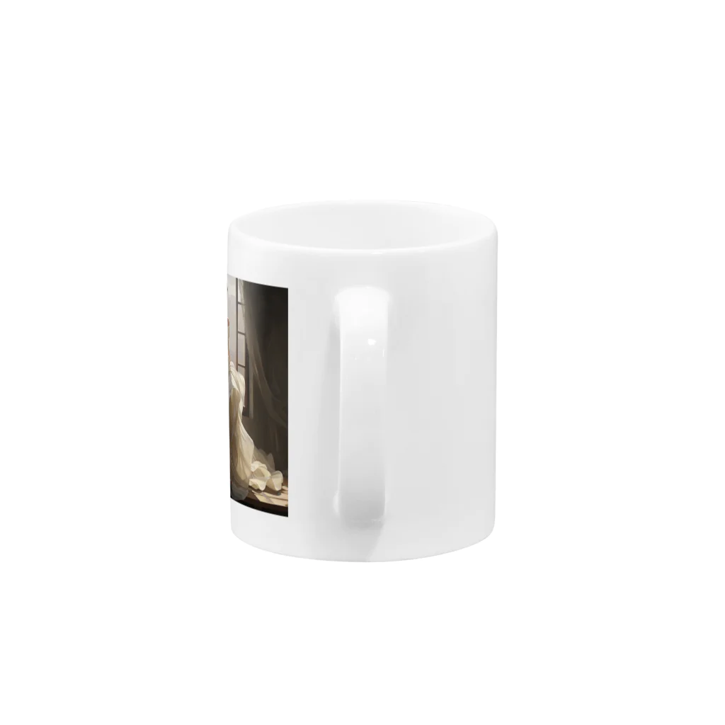 AQUAMETAVERSEのウエデｲングドレス　なでしこ1478 Mug :handle