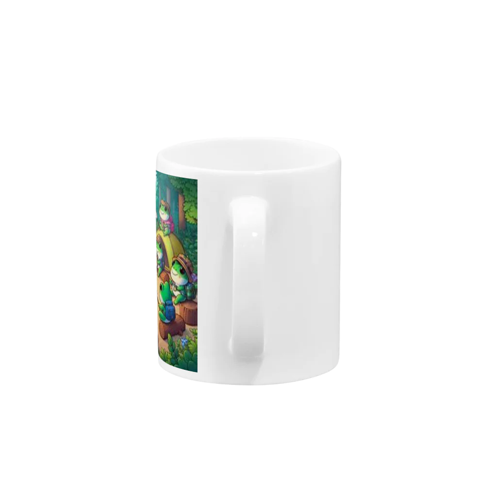 kerokero4216のケロチャンファミリー Mug :handle