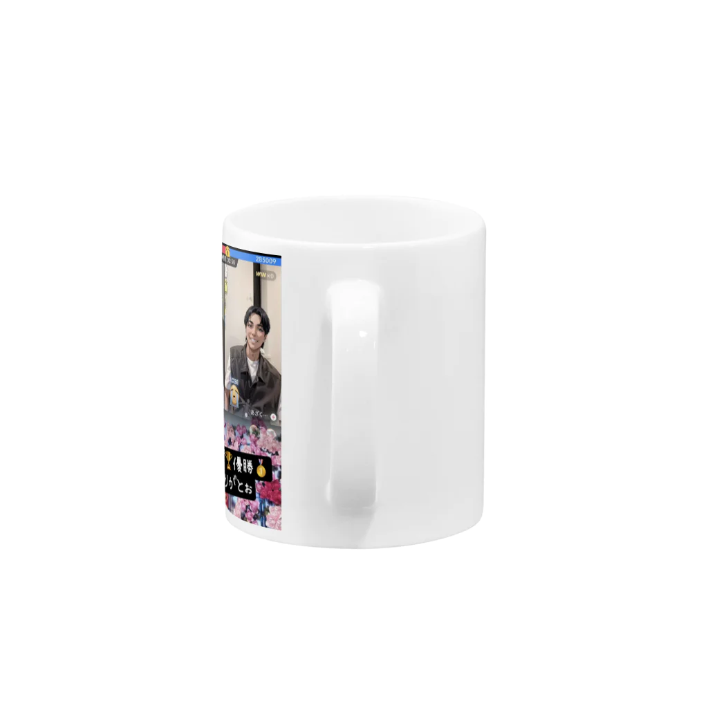 midori_kawaの旅するゆきゆきwithチーム爪痕 Forceカップ優勝記念グッズ Mug :handle