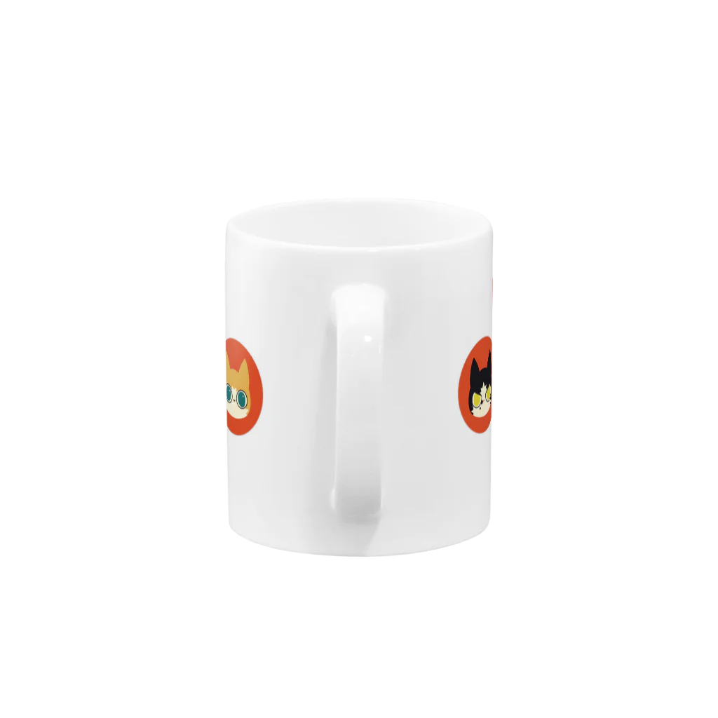 ROCOのねこたま Mug :handle