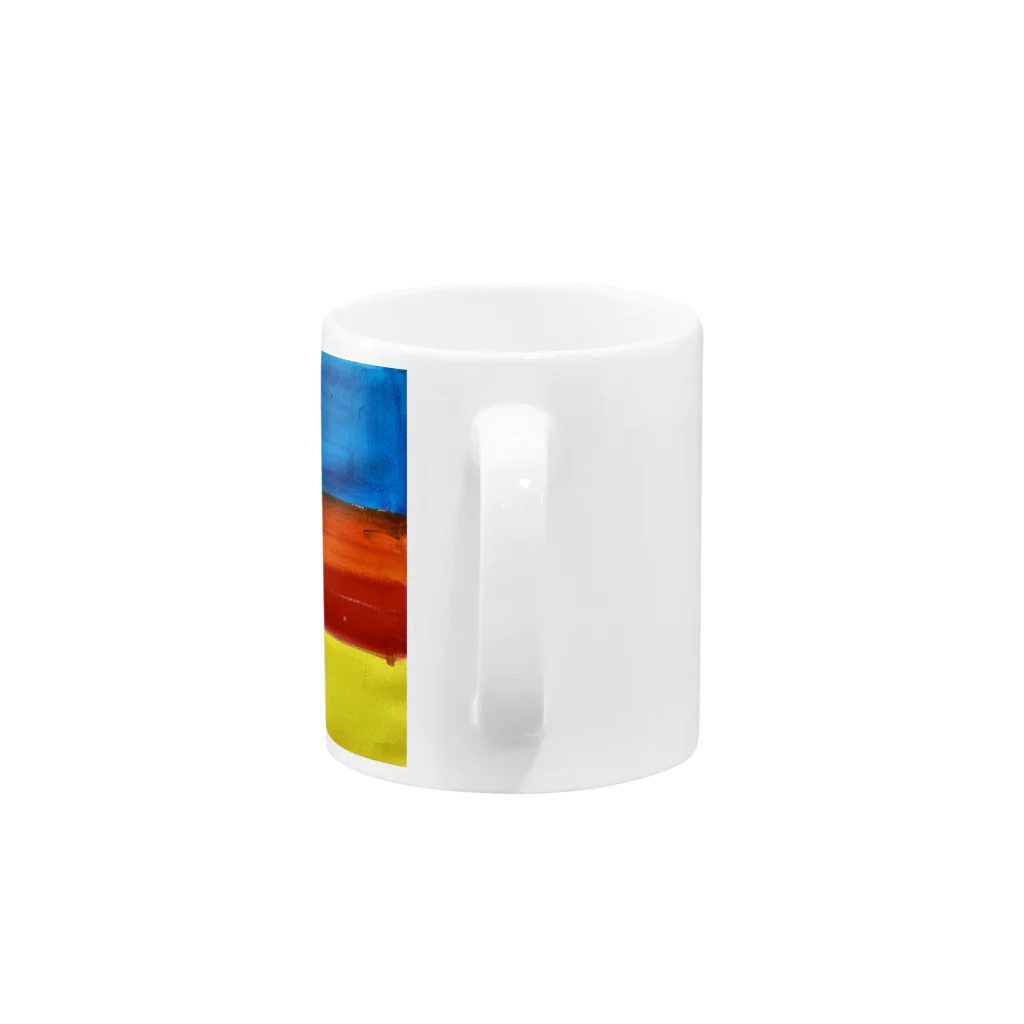 いちもんなしのヨンショクカラー Mug :handle