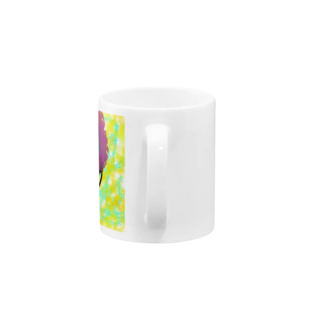 masamysのどんぶりファイヤー Mug :handle