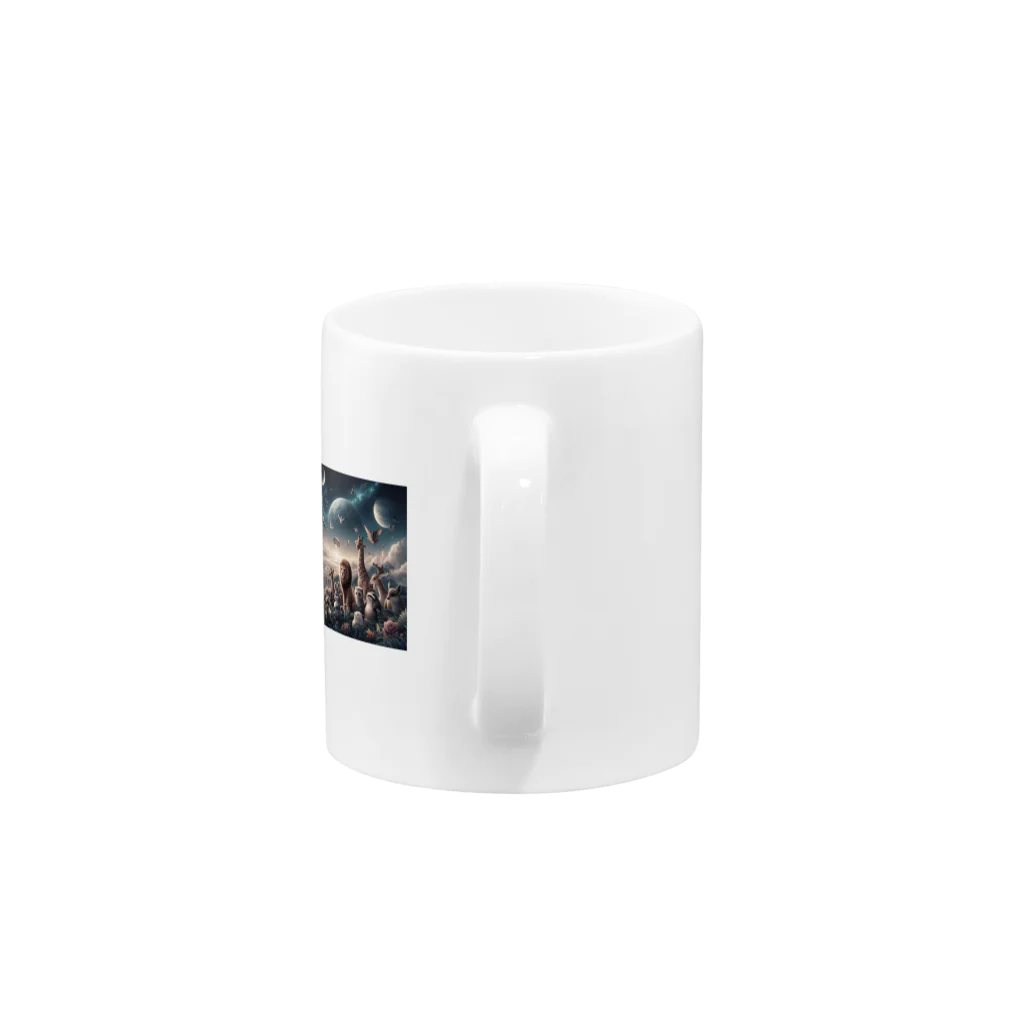 rinn22の動物王国 Mug :handle