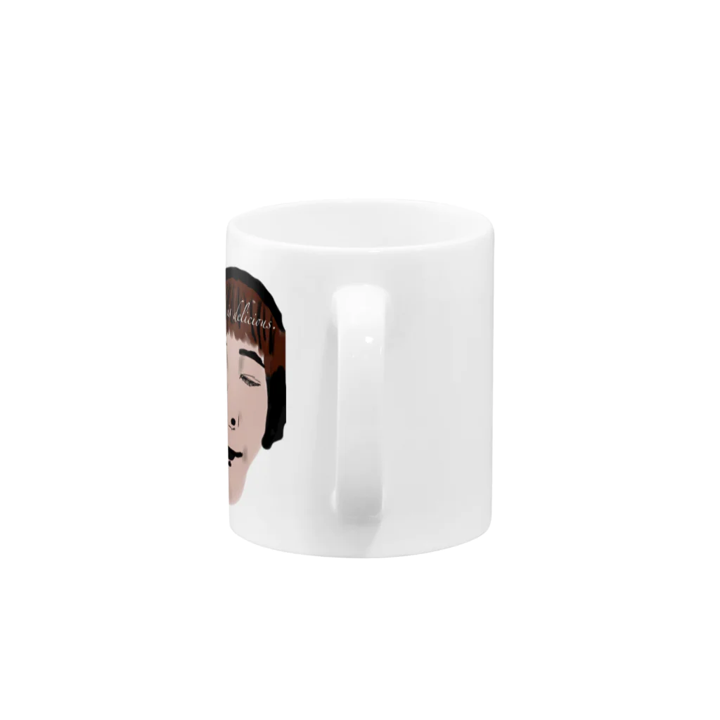 顔面の「顔面2」 Mug :handle