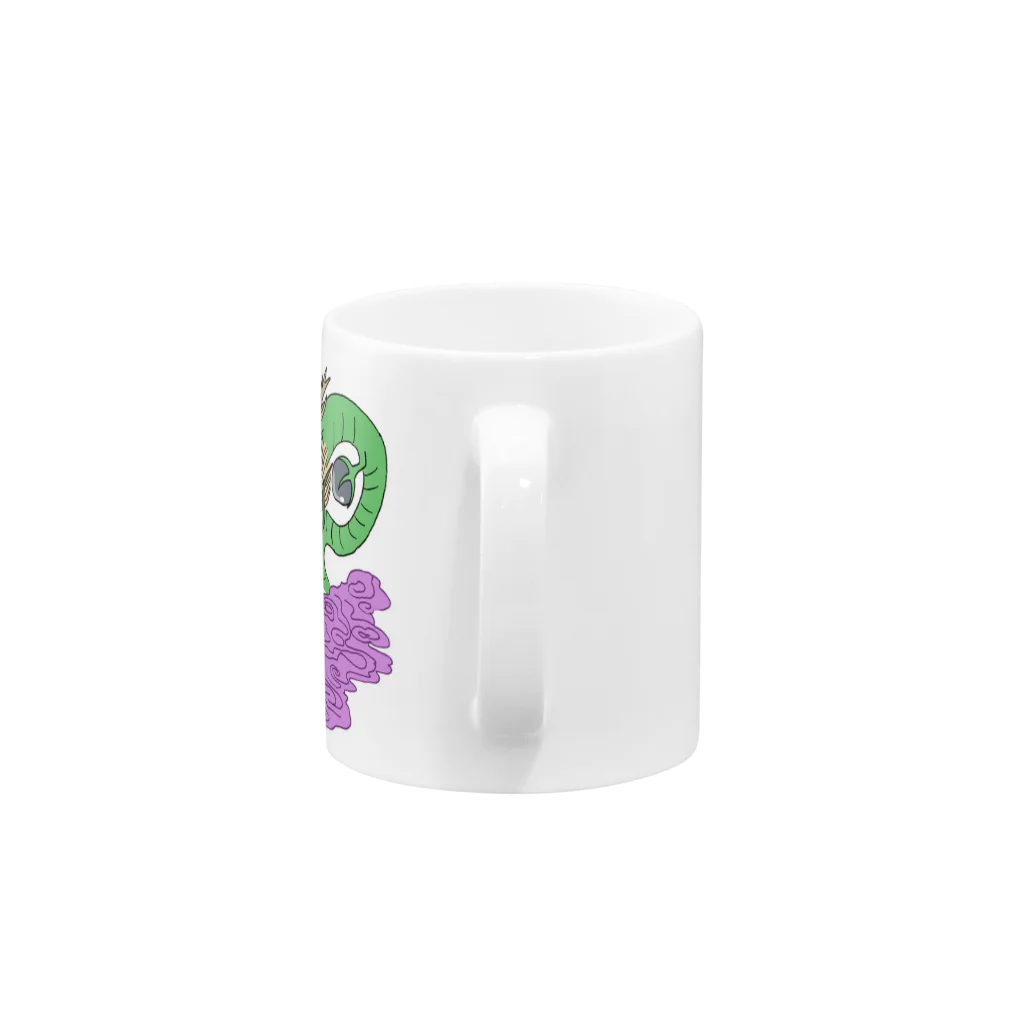 seki_takoyakiのリュウくん Mug :handle