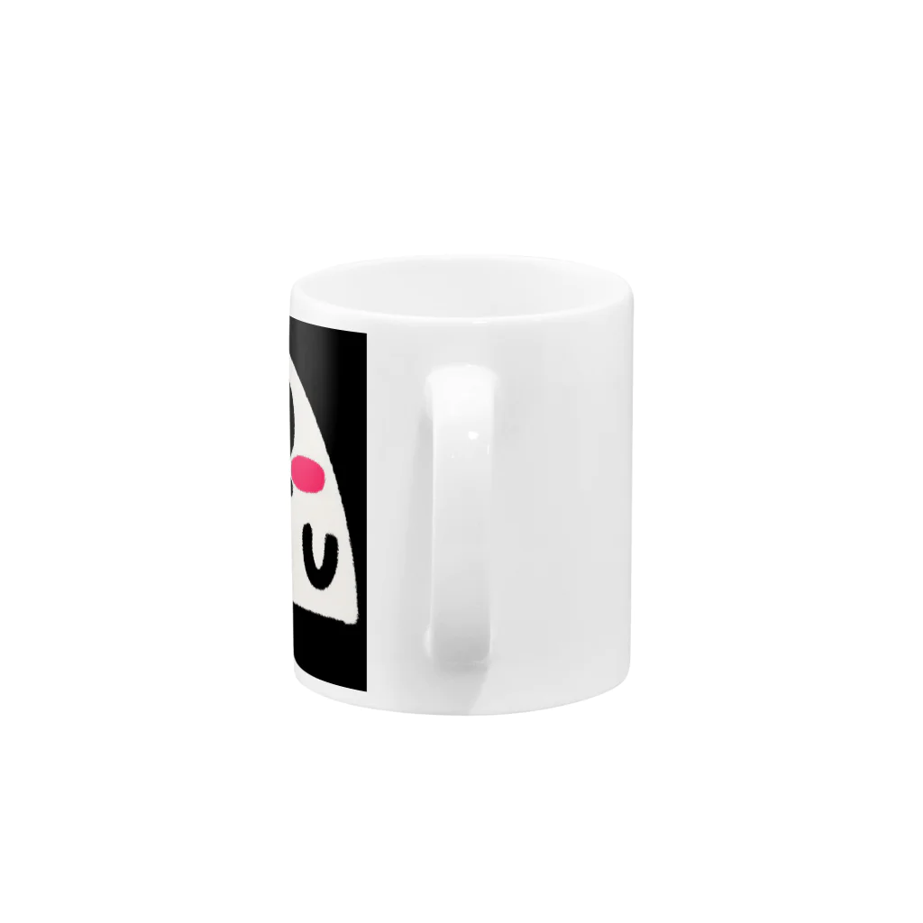 スティックのりのかわいいおばけちゃん Mug :handle