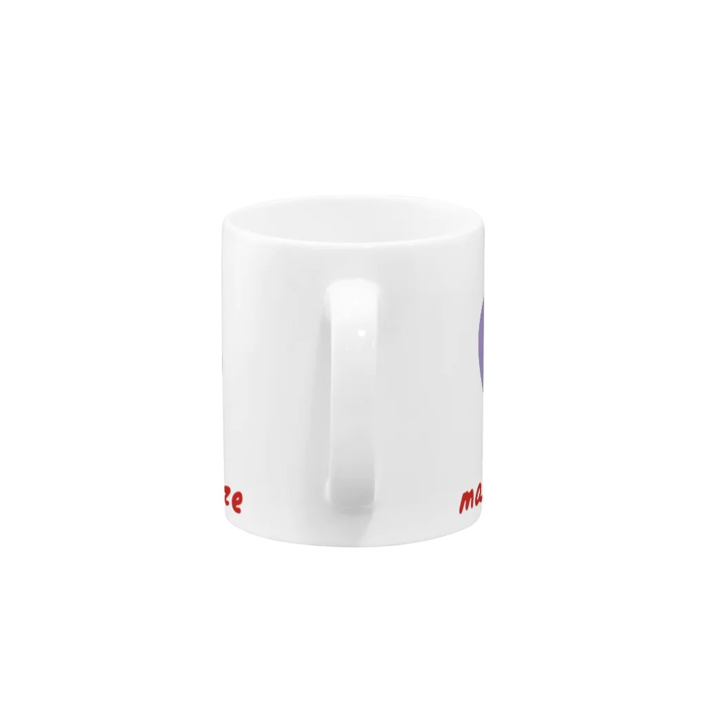 materialize.jpのCold Purple×Cardinal Mug :handle
