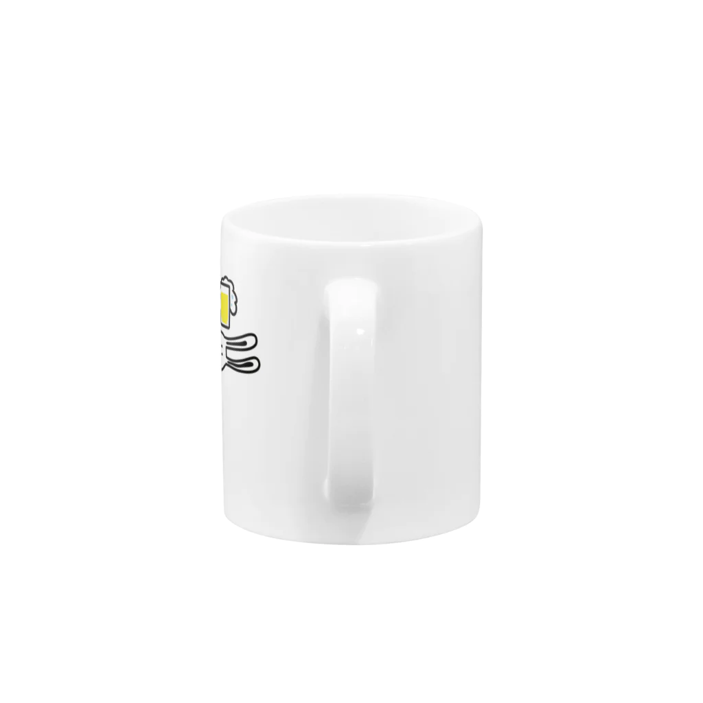 ヒロシオーバーダイブのNOMISKE（飲み助） Mug :handle