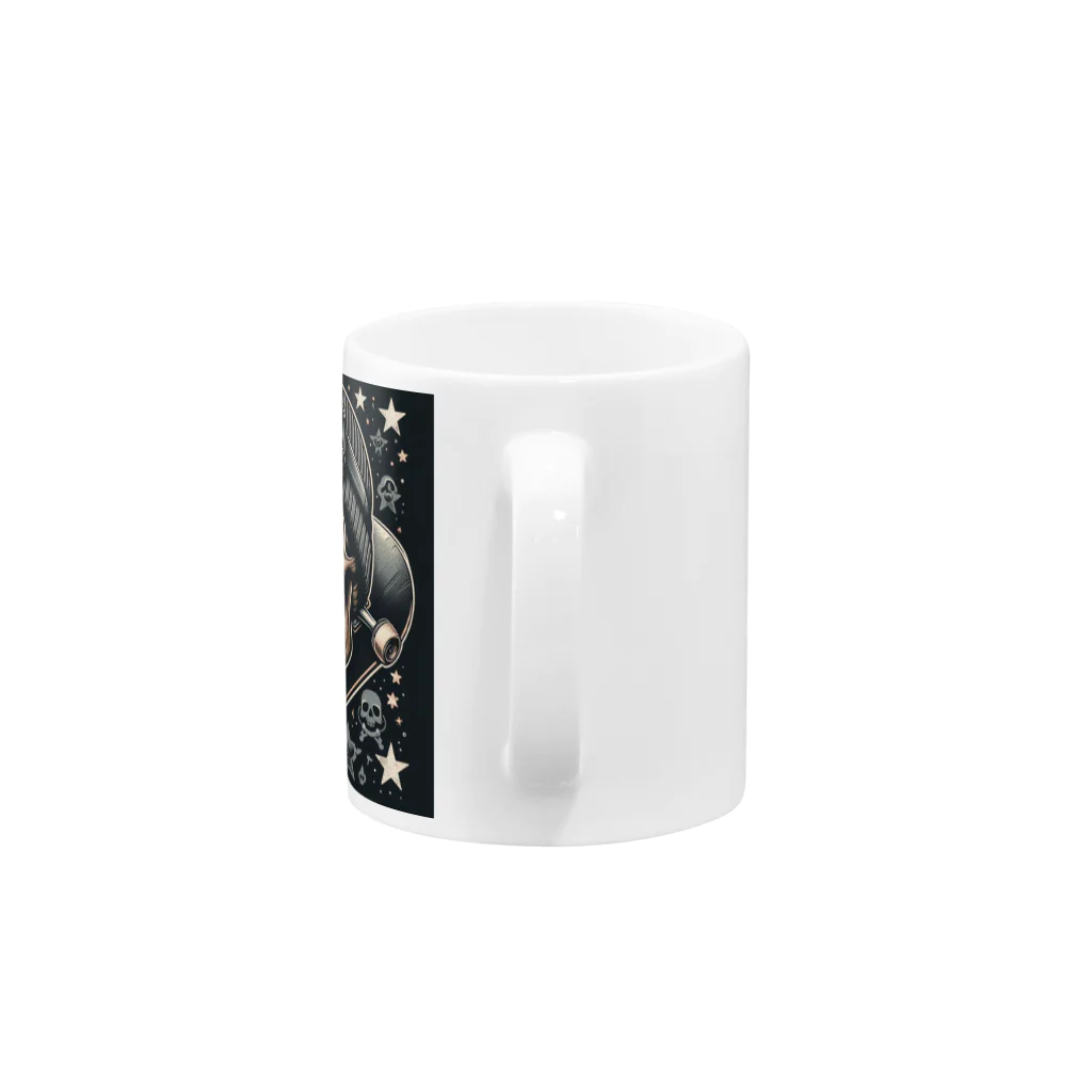 _Aloha_のskull Mug :handle