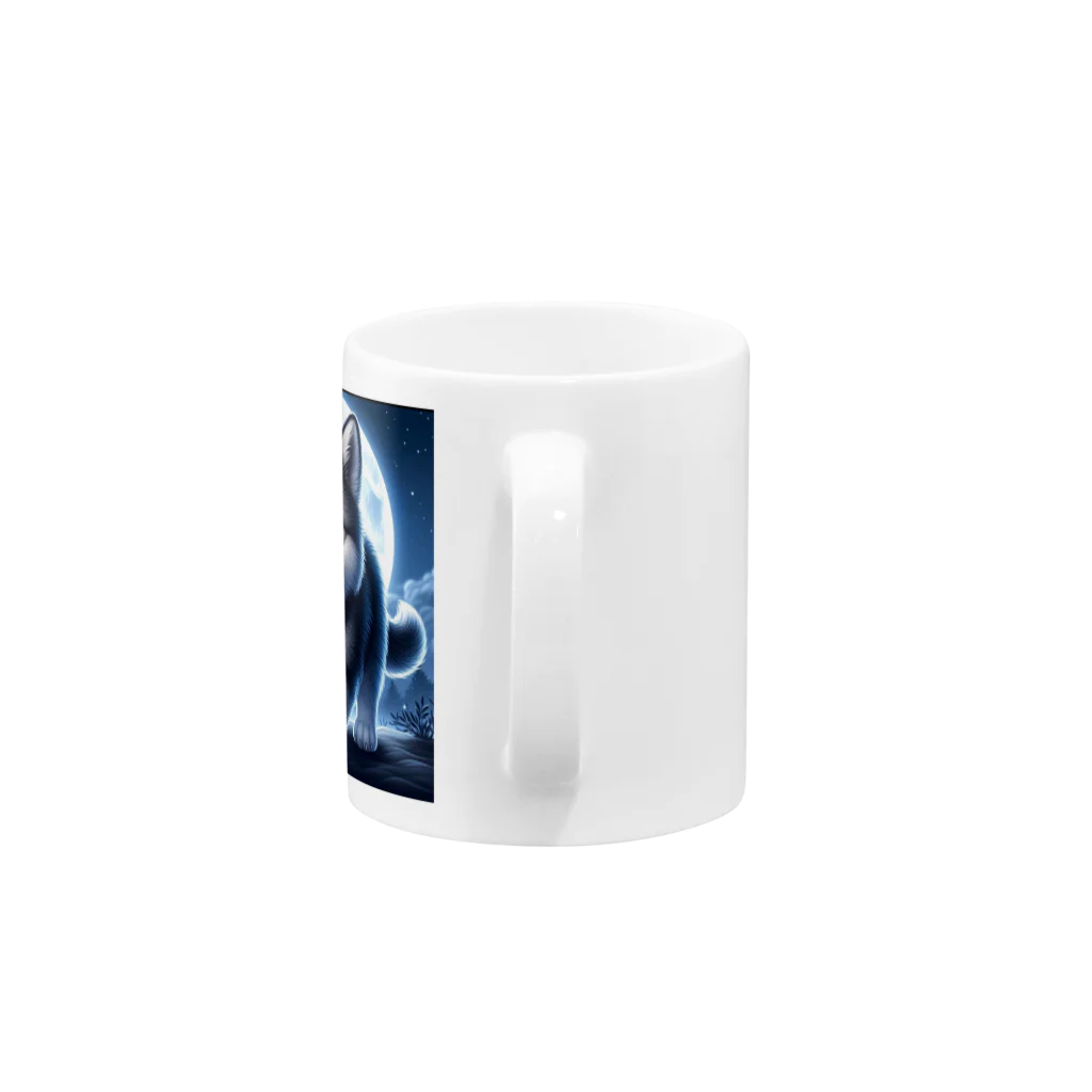 ルナの秘密基地のルナちゃん Mug :handle