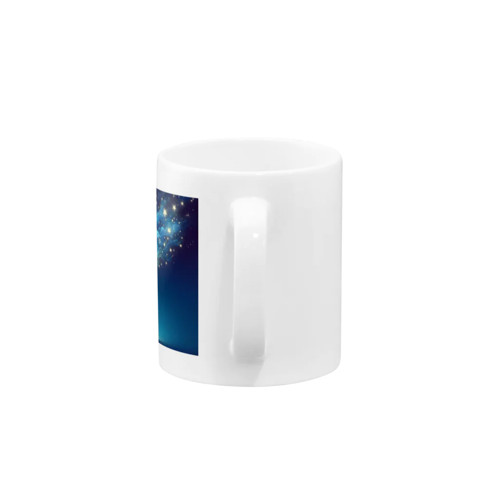 kok&foreverの星空を運ぶ夢想家 Mug :handle