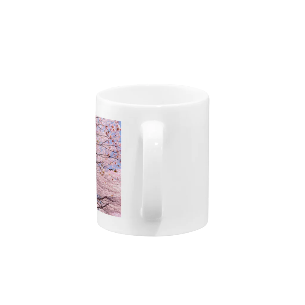 辺賦志ショップの美しき桜 Mug :handle