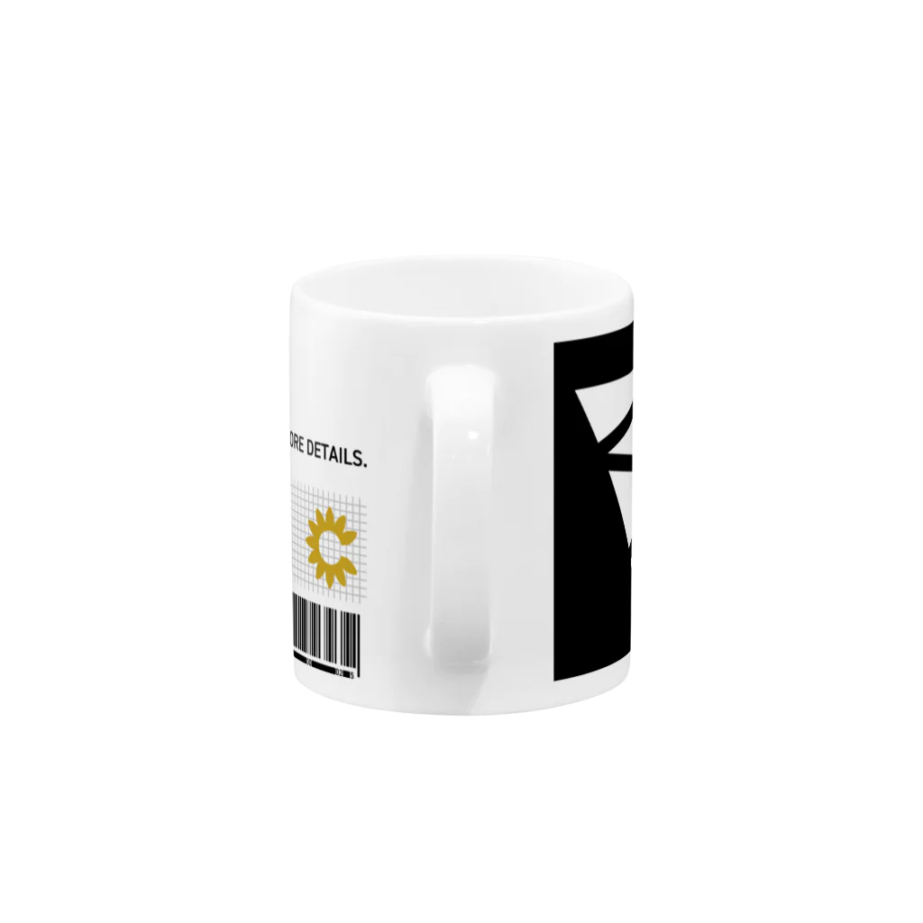 VODKAdemoのホットフィックス隊ロゴマーク【黒】 Mug :handle