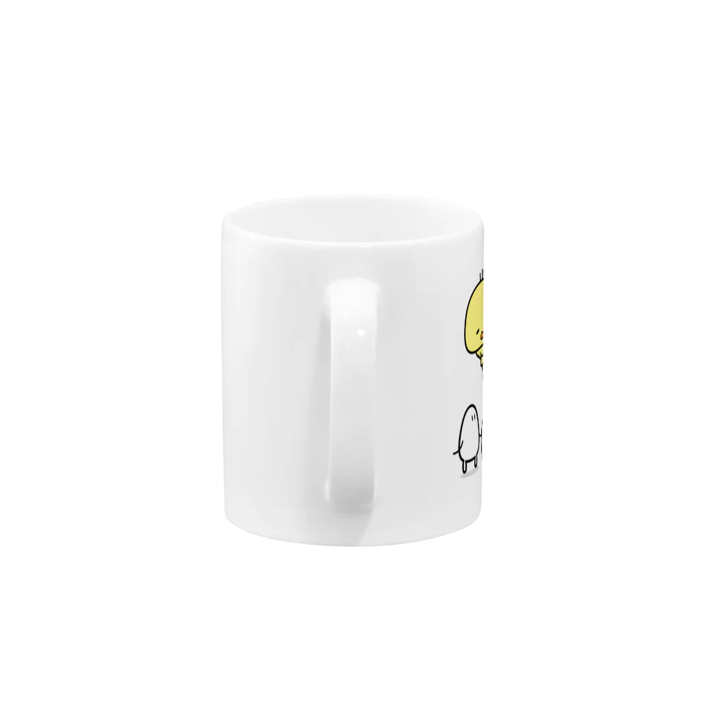 ゆきちのふわふわゆきちマグカップ Mug :handle