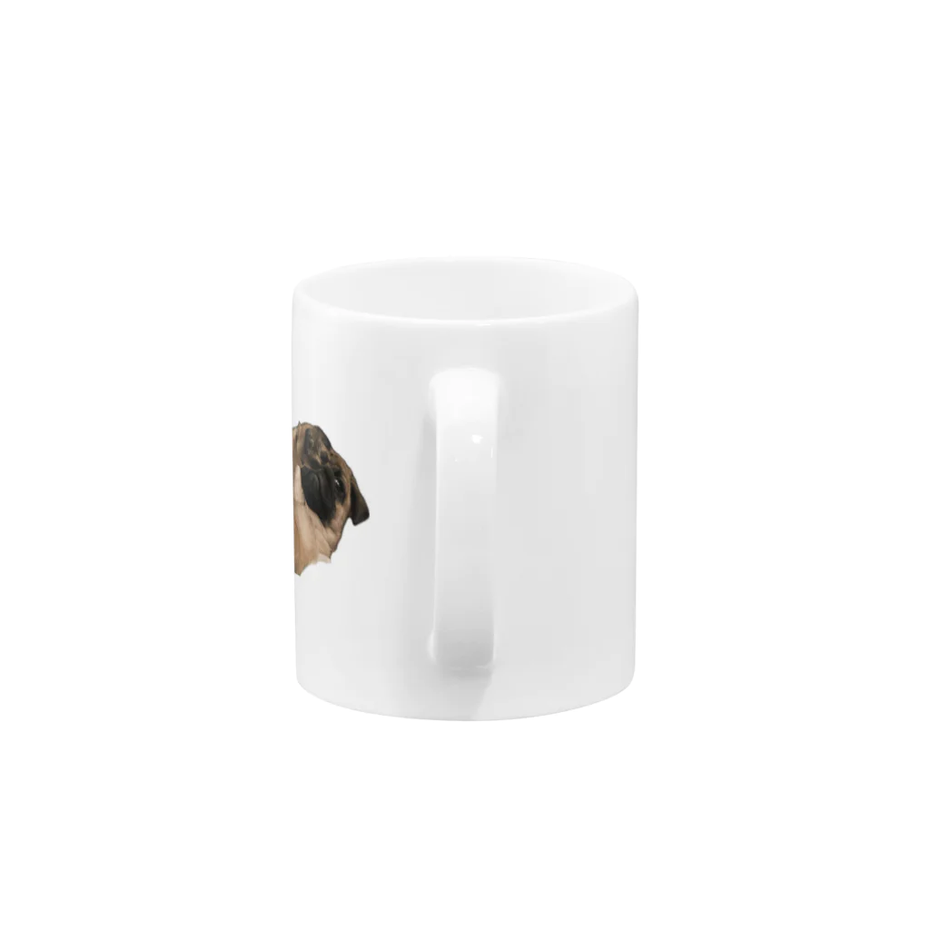 king_tororoの起き上がれないぬ Mug :handle