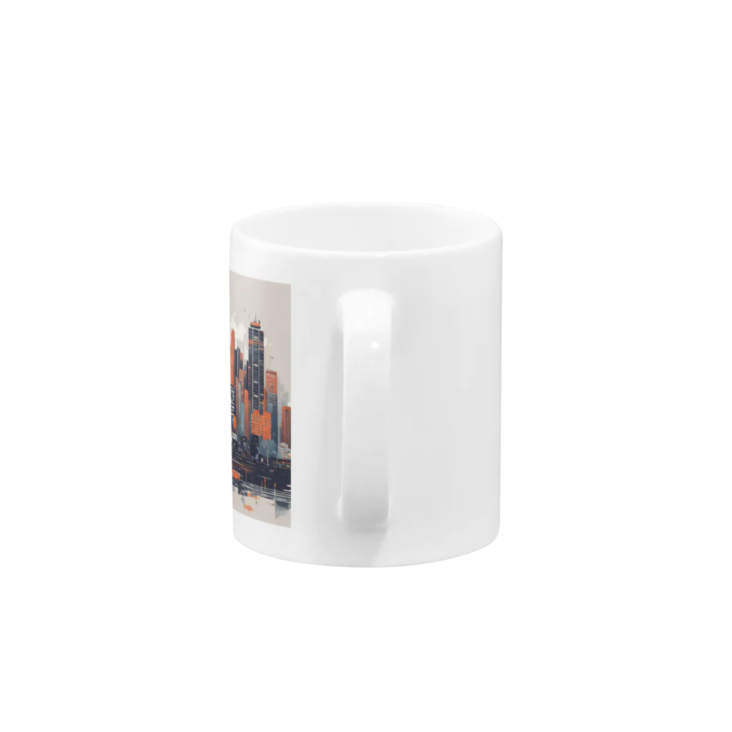 HOKUMOの高層ビル計画 Mug :handle