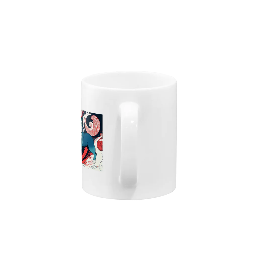 Tarionのうきよ犬7 Mug :handle