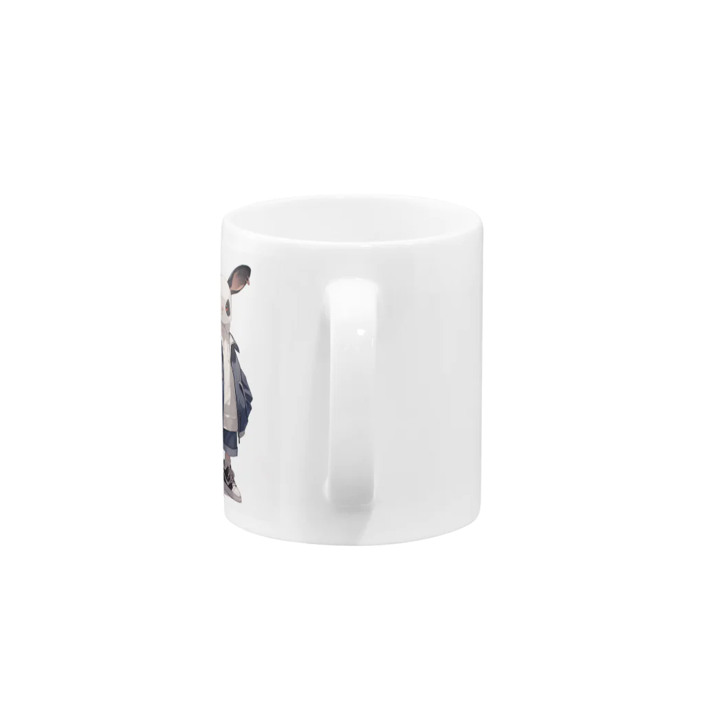 AQUAMETAVERSEのうさぎ君 BeeBee 1786 Mug :handle