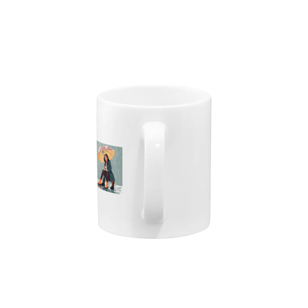 元OLの恋愛裏話ちぁんねるのオリビア・テイラー (Olivia Taylor) Mug :handle