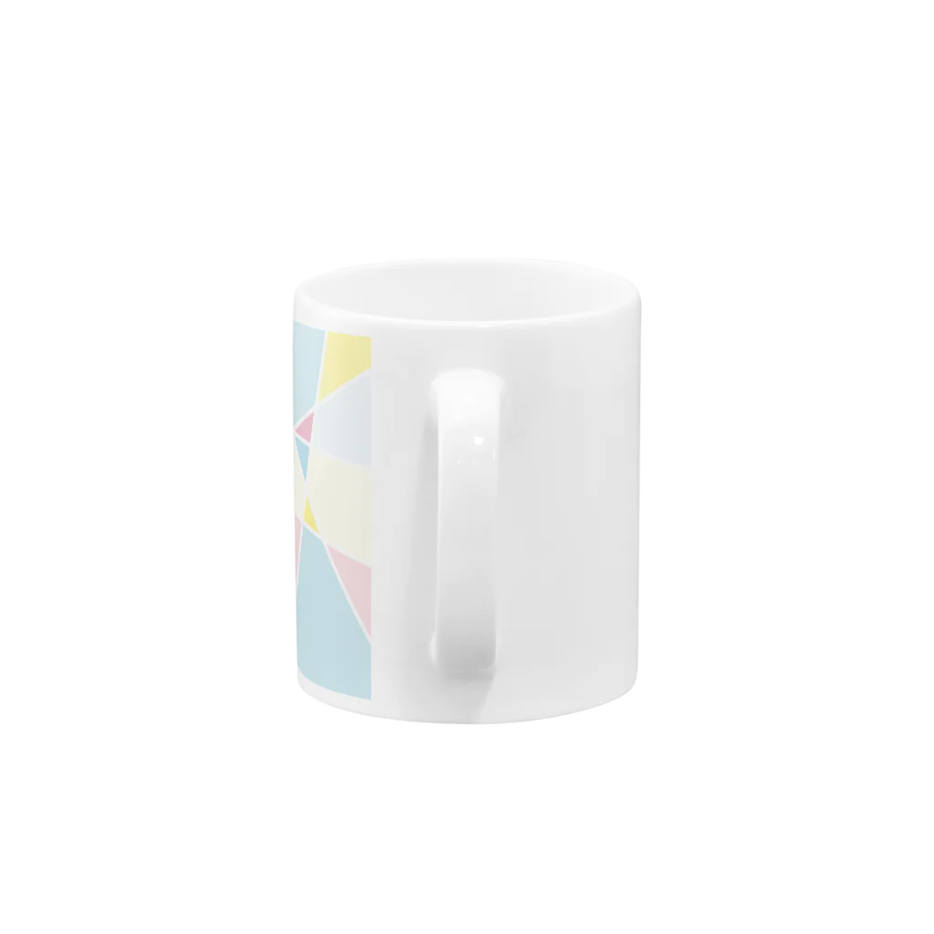 Kumapiのパステルカラー Mug :handle