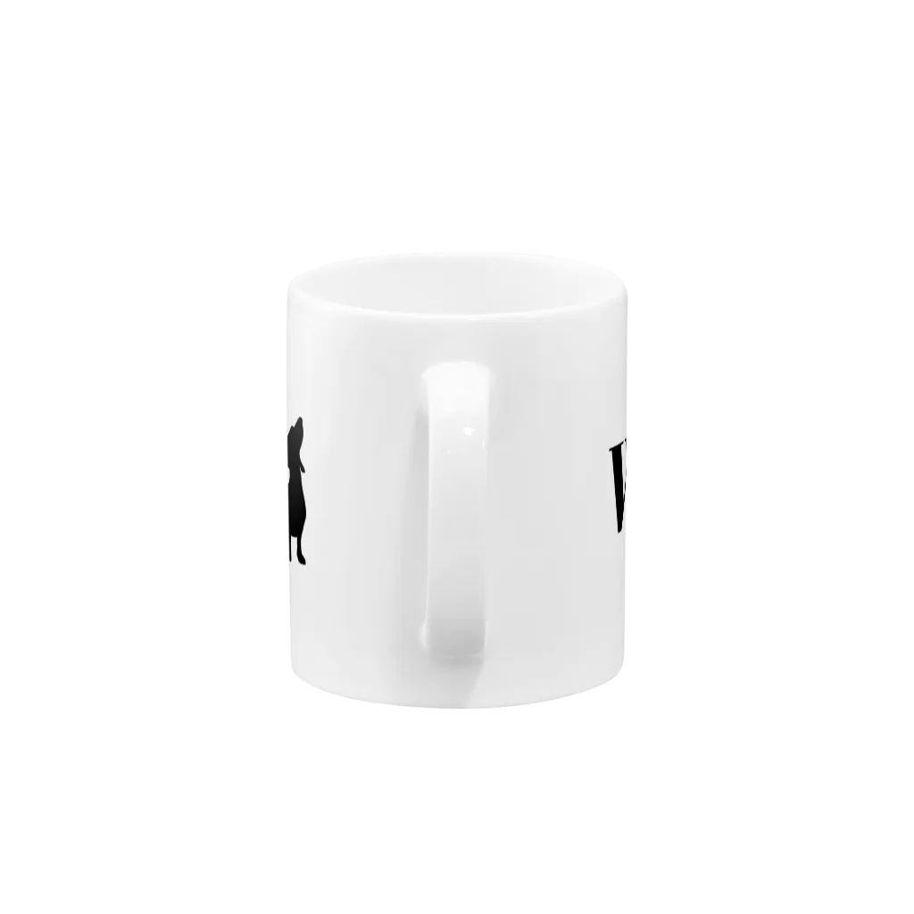 W-designのW-designのロゴアイテム Mug :handle