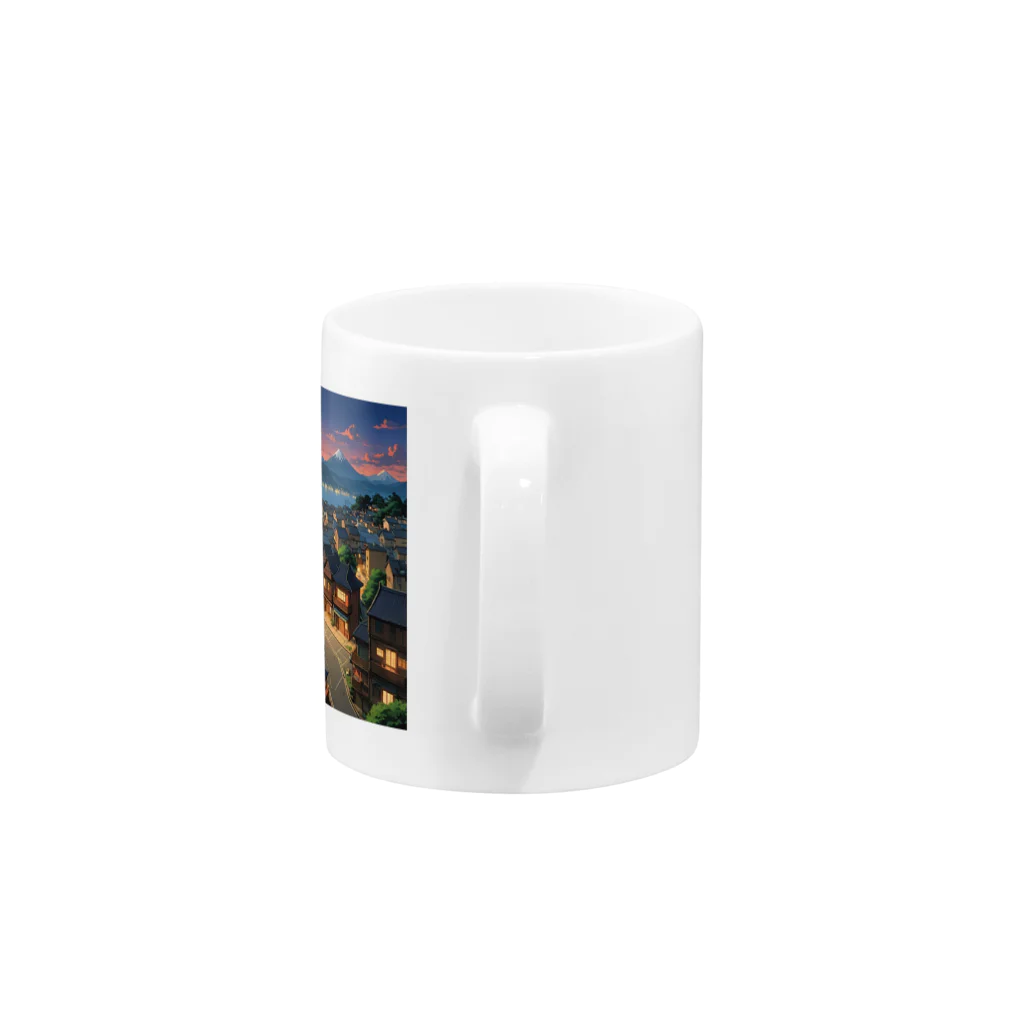 samenoa81の明るい夜の街 Mug :handle