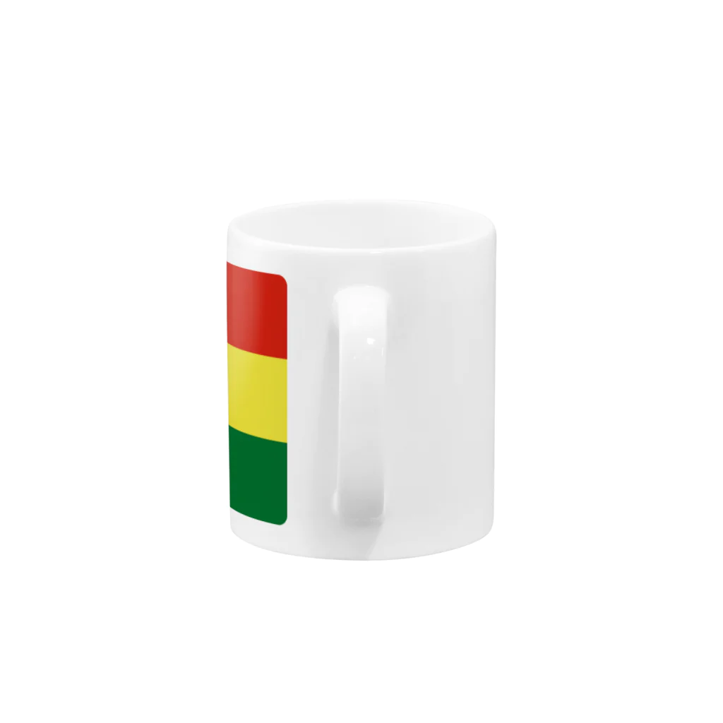 お絵かき屋さんのボリビアの国旗 Mug :handle