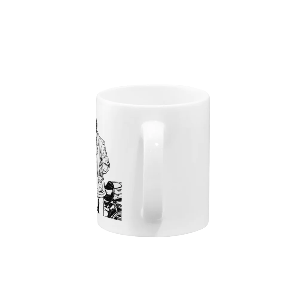 Minimal Museのライダーズ・エレガンス Mug :handle