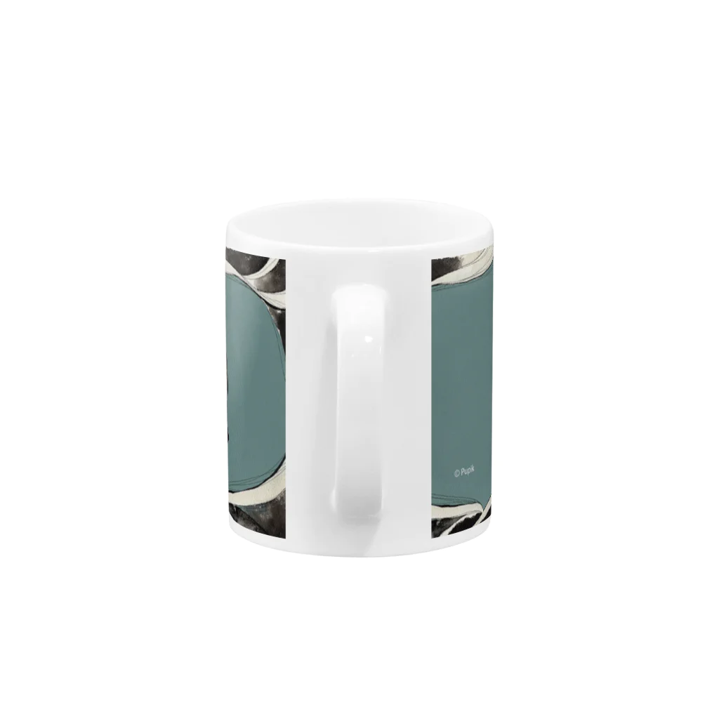 Pupik_SankinのTaurus mug マグカップの取っ手の部分