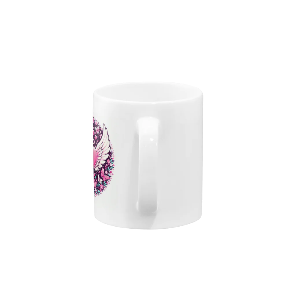 aiai888のふんわりと広がる愛の輪✨ Mug :handle