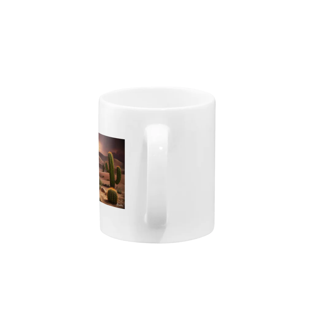 KENTIのサボテンギター Mug :handle