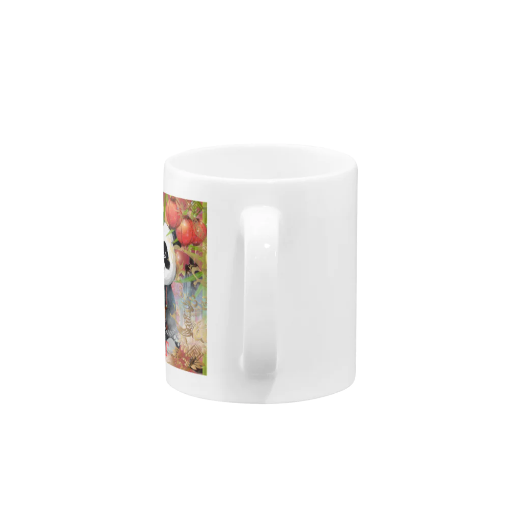 bigbamboofamilyのパンダの一休み　小籠包 Mug :handle