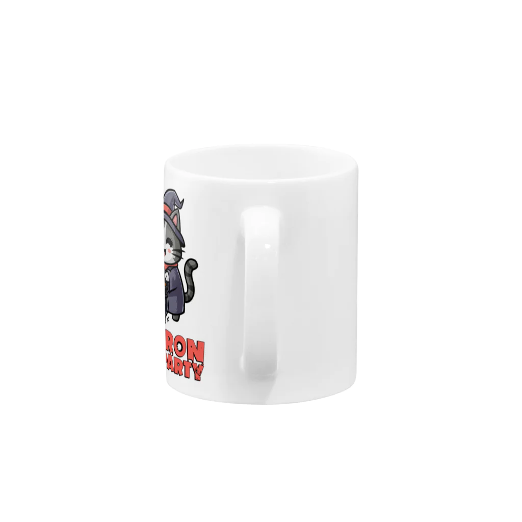 Stylo Tee Shopのネクロマンサーのネコさんのカレーパーティー Mug :handle