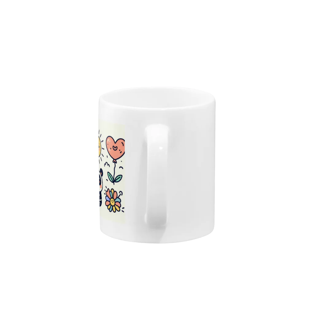 はむはむのかわいいデザイン　人気アイテム Mug :handle