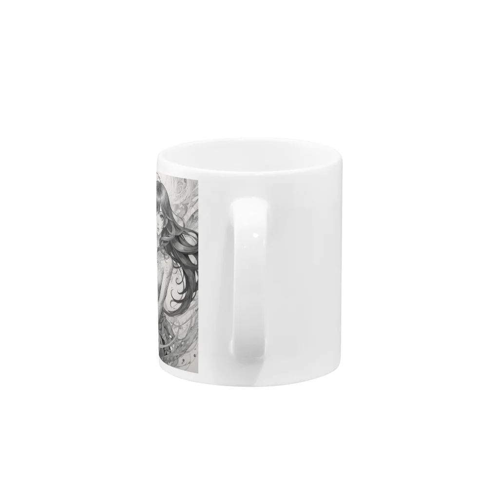 AI Fantasy Art ShopのCollapse① Mug :handle