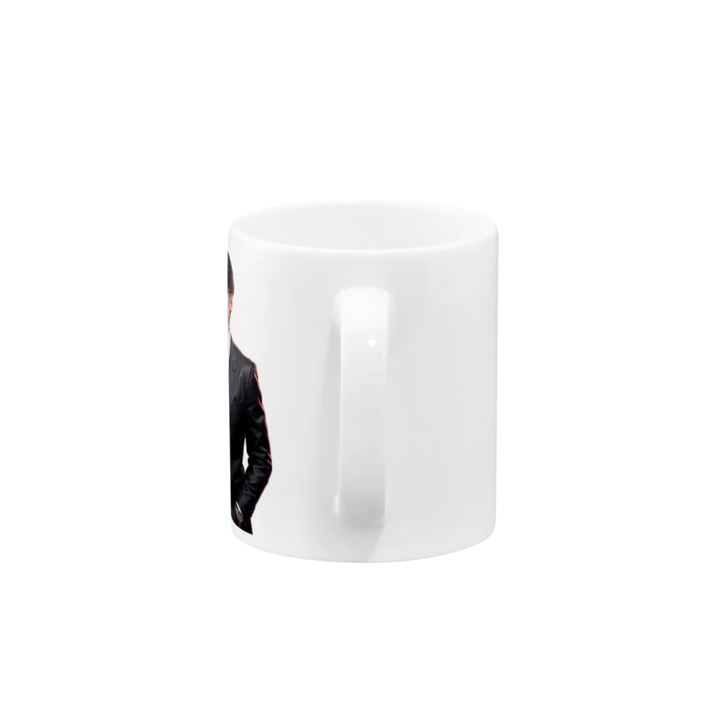 オリジナルグッズショップ KIJITORAの名探偵 Mug :handle