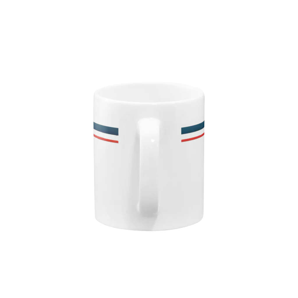 レールファン&スピリチュアルアイテムショップのバスカラー風　k01 Mug :handle