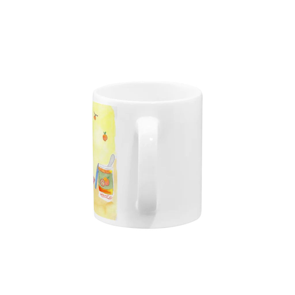 tanutiのマーマレードなカカオ Mug :handle