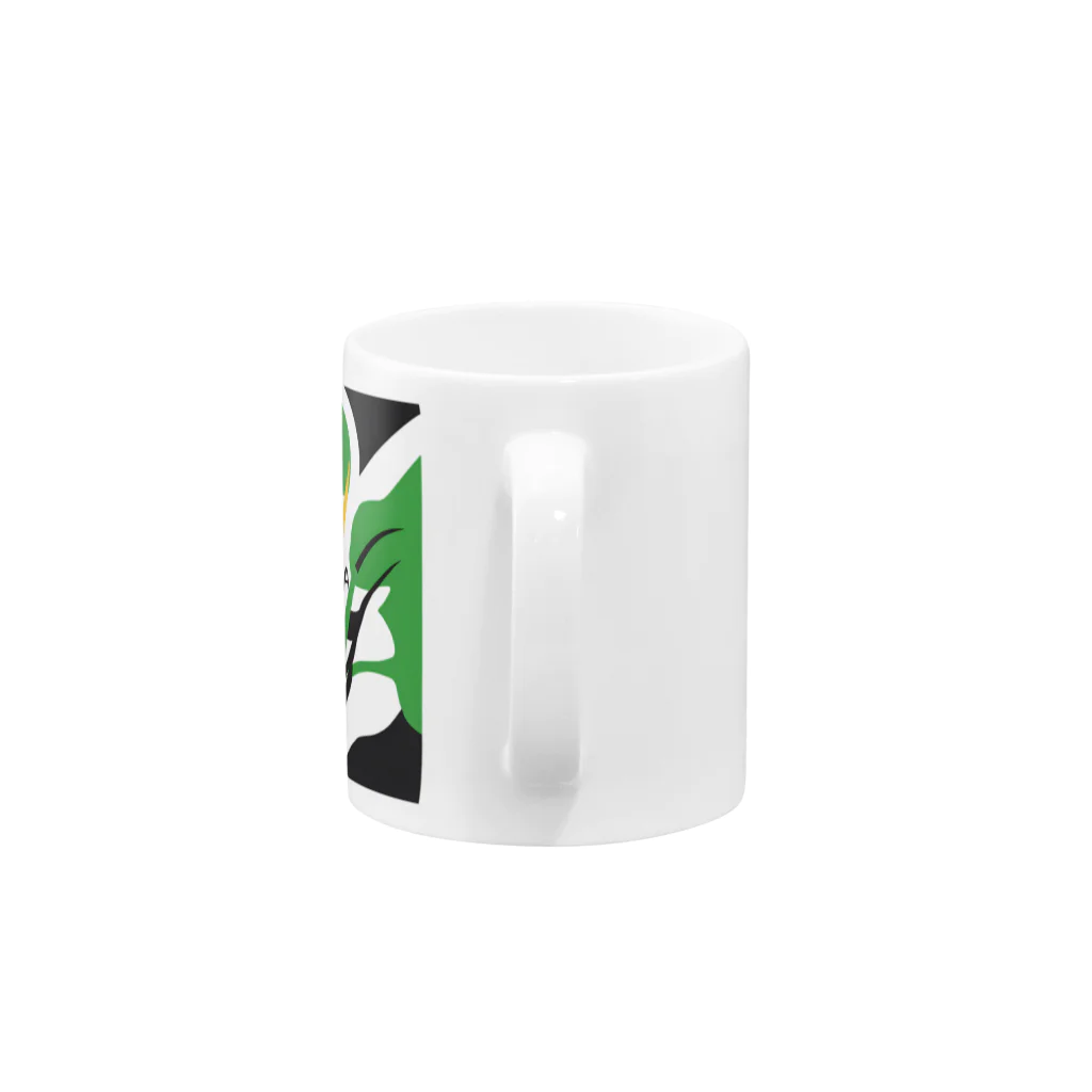 Mana AのカラフルTillandsia Mug :handle