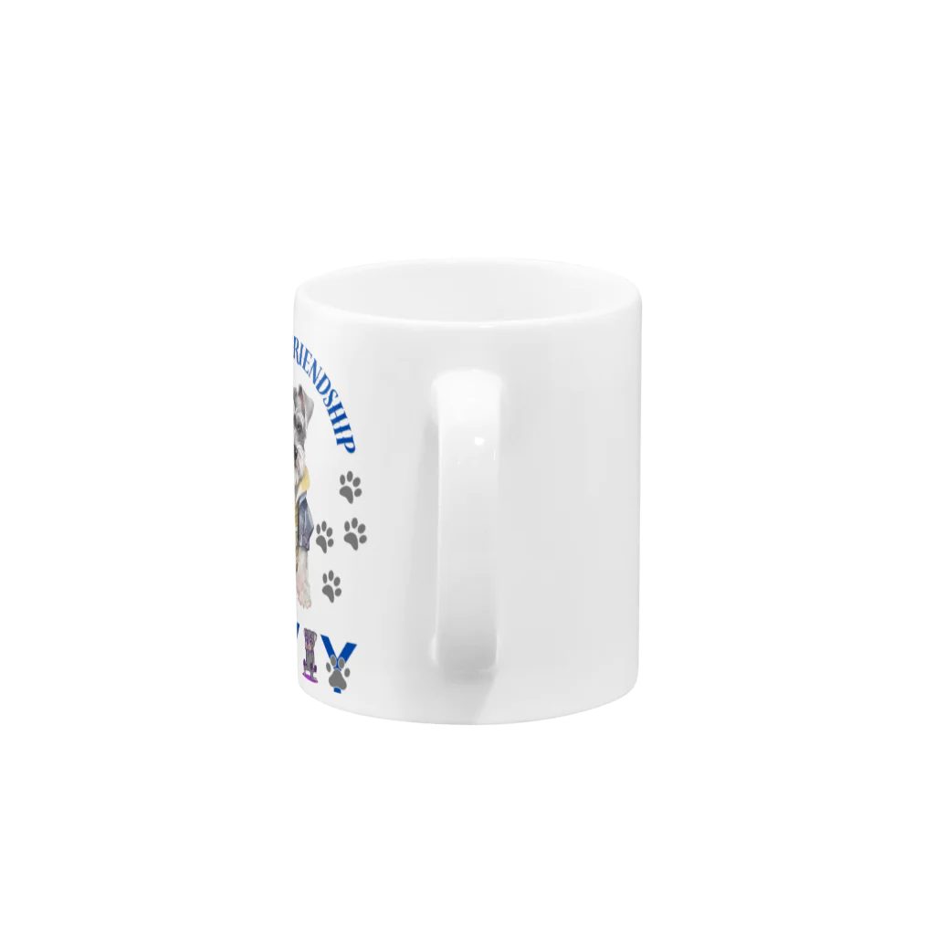 ivybloonの美意識高めのシュナウザー Mug :handle