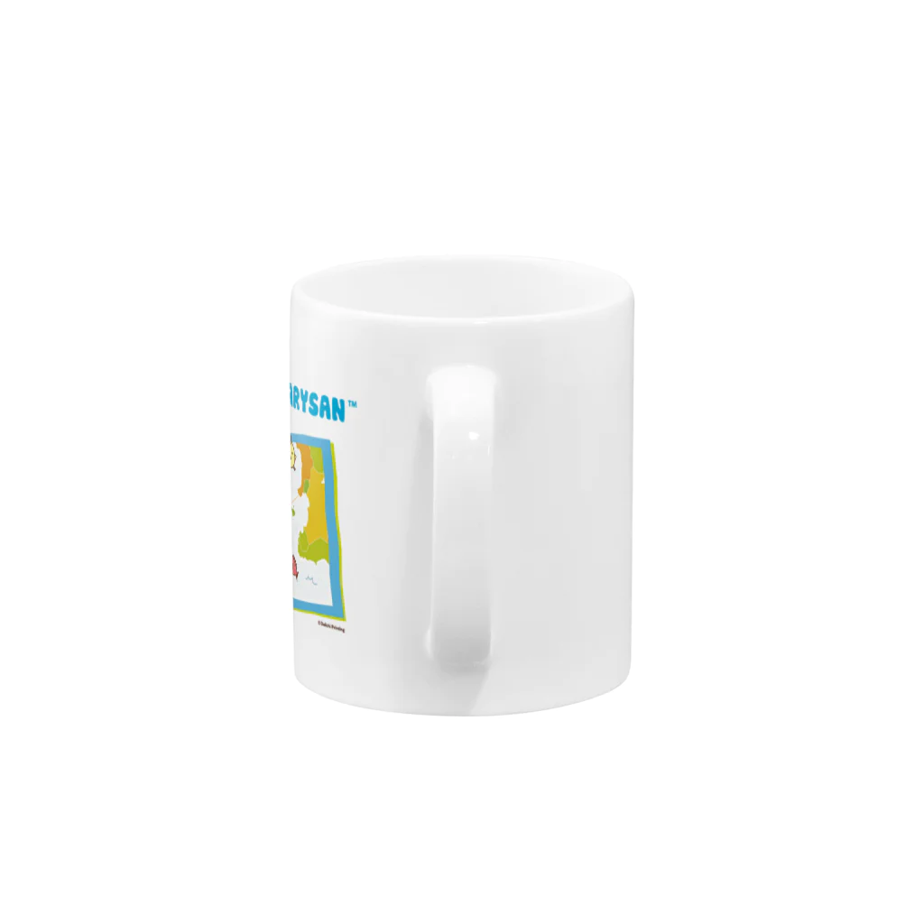 バリィさんオリジナル地図グッズのバリィさん×来島海峡マグカップ Mug :handle