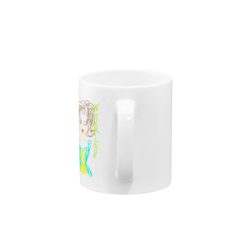 panoramaworldのPANOちゃん Mug :handle