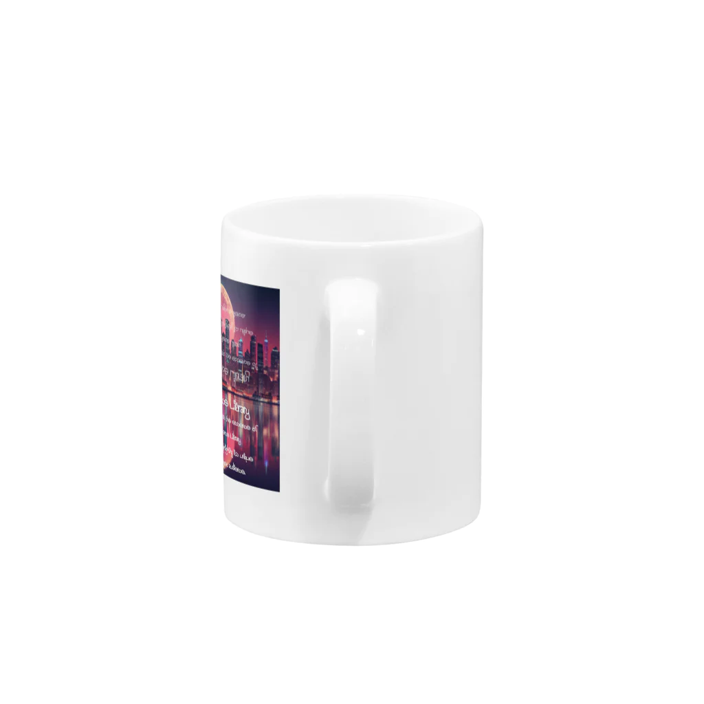 Nodoka Silence Library - WEB SHOPのElectro Moon Mug :handle